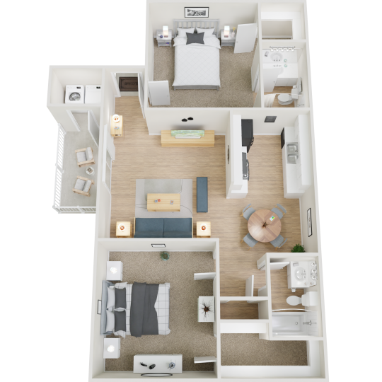 a white table topped with different types of items